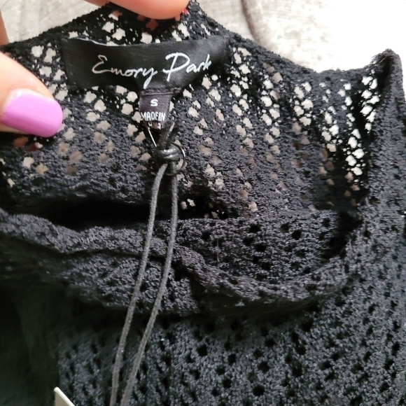 NWT Emory Park Black Bodycon Dress - Picture 3 of 6